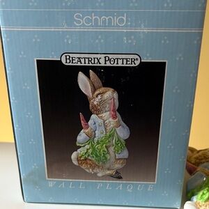 Schmid Beatrix Potter Wall Plaque - Multicolor